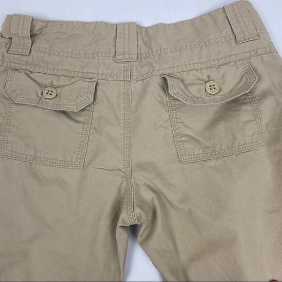 Roxy Khaki Cargo Capri Pants 🟡 - Picture 5 of 8
